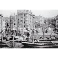 79_36_21005 Historische Bilder aus Hamburg Altona - Fischereihafen, Köhlbrandtreppe. | Koehlbrandteppe - historische Hafentreppe am Fischereihafen Altona.
